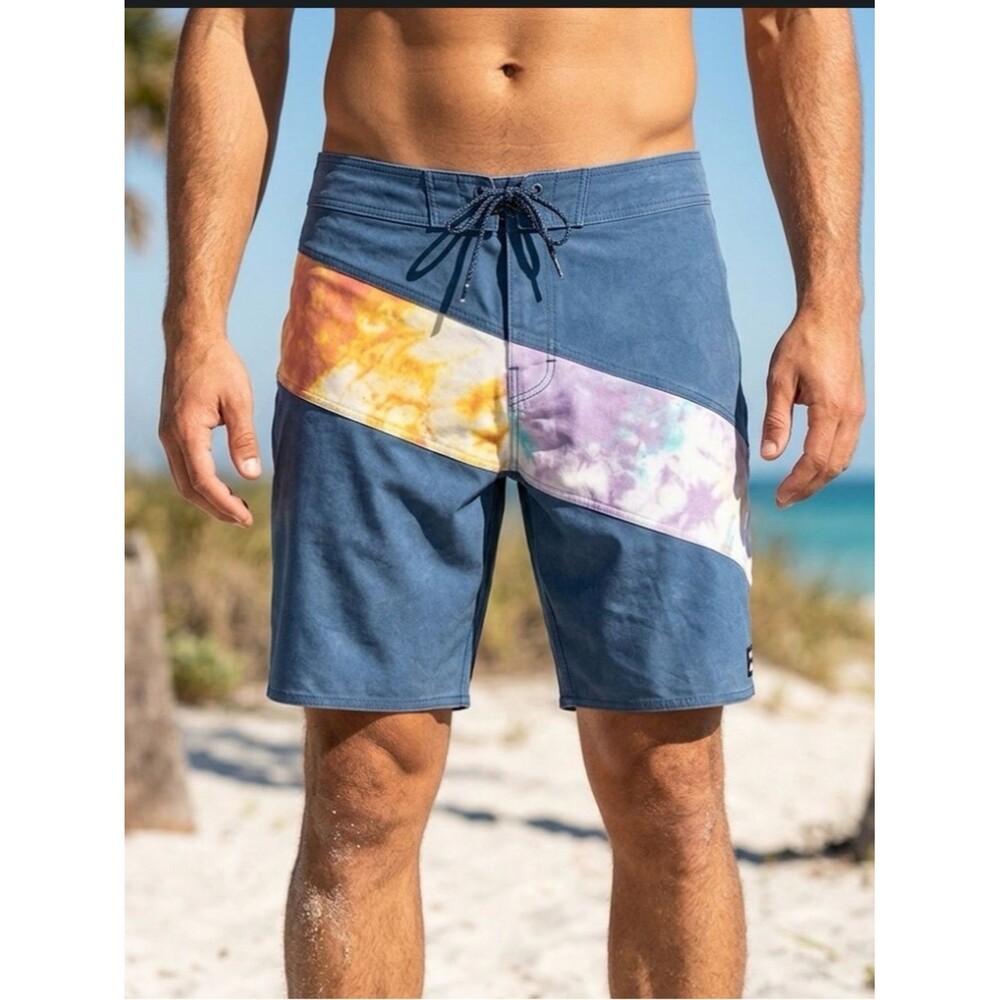 NWT!! Billabong T Street Pro Boardshort Swim Shorts Beach Shorts Indigo Size 32